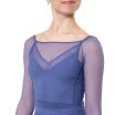 Capezio Dusk Mesh, ženski top z dolgimi rokavi