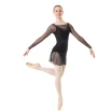 Capezio Dusk Mesh, ženski top z dolgimi rokavi