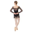 Capezio Dusk Mesh, ženski top z dolgimi rokavi