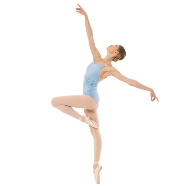 Capezio Wistful Camisole Leotard, ženski dres z nežnim naborkom Capezio Wistful Camisole Leotard, ženski dres z nežnim naborkom