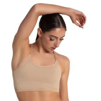 Capezio brezšivni daljši modrček za dame 