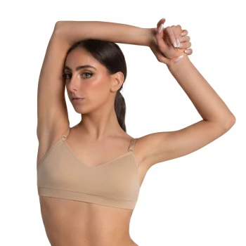 Capezio brezšivni sweetheart bandeau modrček, ženski modrček