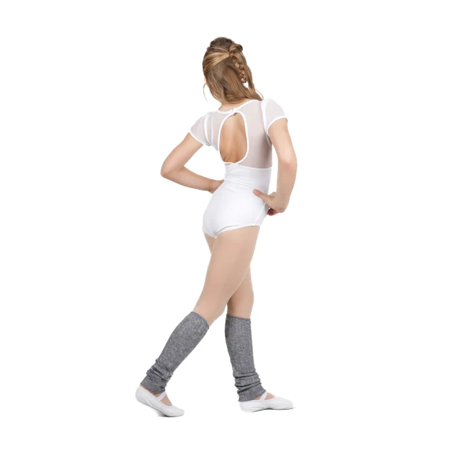 Capezio triko z napihnjenimi rokavi in izrezom na hrbtu, otroški dres Capezio triko z napihnjenimi rokavi in izrezom na hrbtu, otroški dres