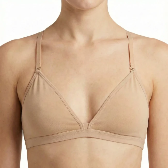Capezio Deep Neck prozoren hrbtni del, ženski nedrček