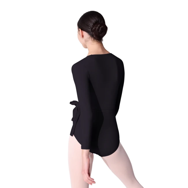 Capezio Essentials Wrap Top, dekliški top na zavezovanje