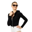 Bloch Cropped Knit Full Zip Hoodie, ženska jopa s kapuco Bloch Cropped Knit Full Zip Hoodie, ženska jopa s kapuco