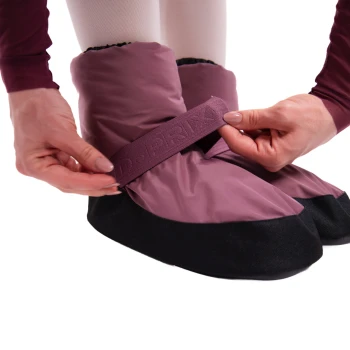 GP Warm up Lesson booties, plesna obutev za ogrevanje - Vijolična - italijanska sliva GP