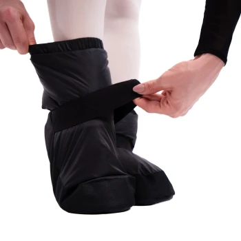 GP Warm up Lesson booties, plesna obutev za ogrevanje - Črna
