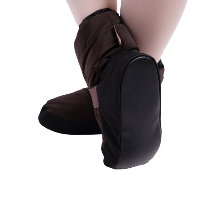 GP Warm up Lesson booties, plesna obutev za ogrevanje - Kavna - Mocco GP