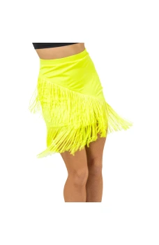 FSD Basic lycra, žensko krilo z resicami za latino 