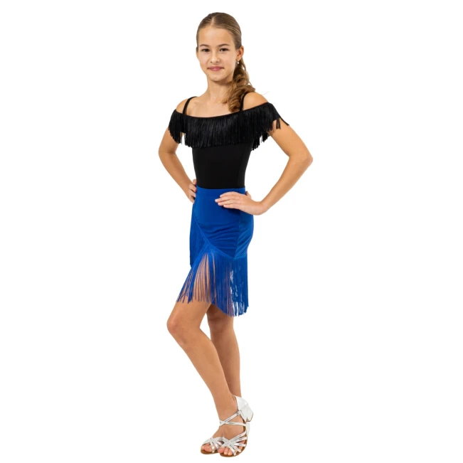 FSD Basic, dekliško resasto krilo za latino FSD Basic, dekliško resasto krilo za latino