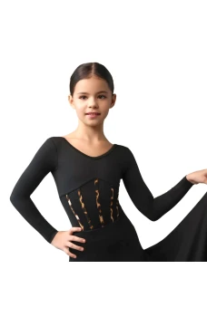 Grand Prix Daisy, dekliško body z dolgimi rokavi 
