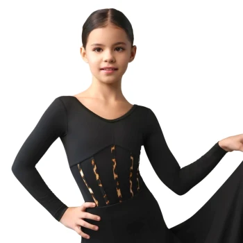 Grand Prix Daisy, dekliško body z dolgimi rokavi 