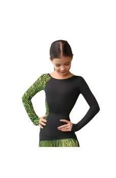 Grand Prix Dolly, dekliški body z dolgimi rokavi 