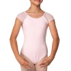 Mirella Soft mesh cap sleeve leotard, otroški dres