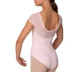 Mirella Soft mesh cap sleeve leotard, otroški dres