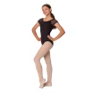 Mirella Soft mesh cap sleeve leotard, otroški dres