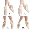 So Danca Alina IV, baletne konice z višjim boxom V kroj So Danca Alina IV, baletne konice z višjim boxom V kroj