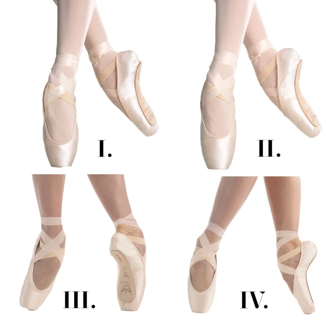 So Danca Alina IV, baletne konice z višjim boxom V kroj So Danca Alina IV, baletne konice z višjim boxom V kroj
