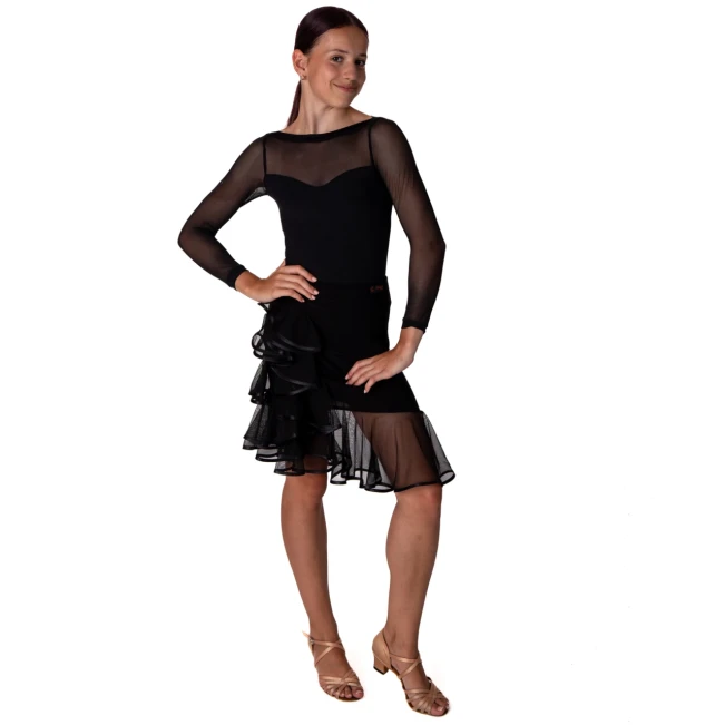 So Danca Elise plesni dres za deklice s tričetrtinskim rokavom So Danca Elise plesni dres za deklice s tričetrtinskim rokavom