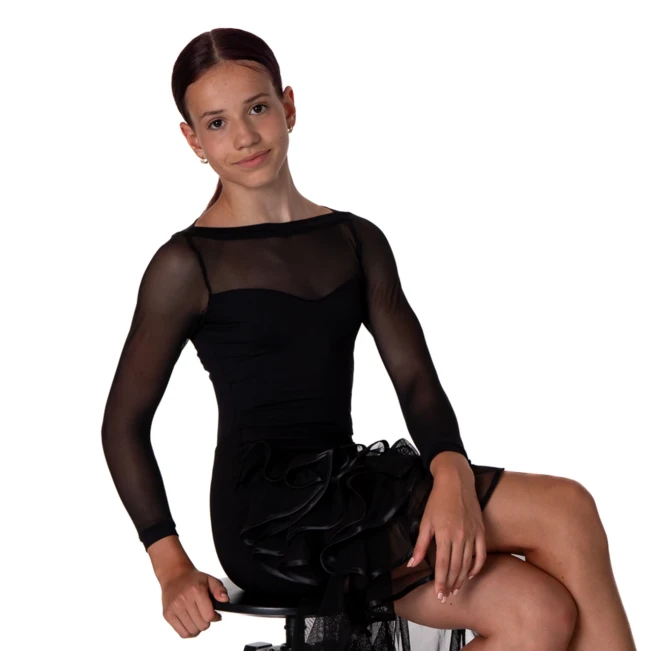 So Danca Elise plesni dres za deklice s tričetrtinskim rokavom So Danca Elise plesni dres za deklice s tričetrtinskim rokavom