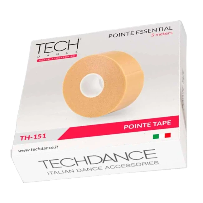 Tech Dance Pointe tape, elastični trak za zaščito pred otiščanci Tech Dance Pointe tape, elastični trak za zaščito pred otiščanci