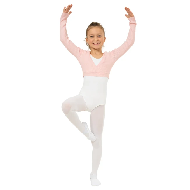 Bloch Fix Wrap Sweater, dekliški baletni ogrevalni top
