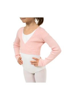 Bloch Fix Wrap Sweater, dekliški baletni ogrevalni top