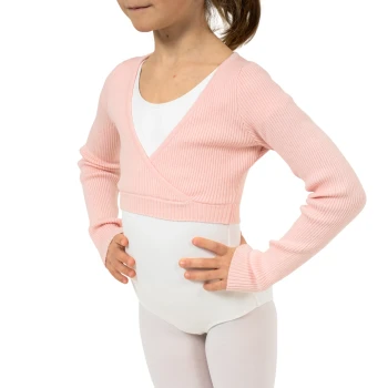 Bloch Fix Wrap Sweater, dekliški baletni ogrevalni top