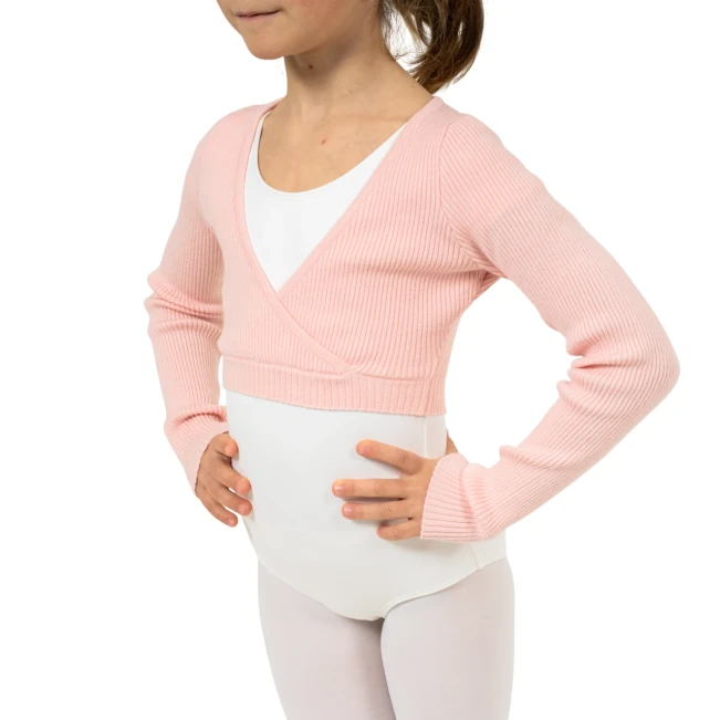 Bloch Fix Wrap Sweater, dekliški baletni ogrevalni top