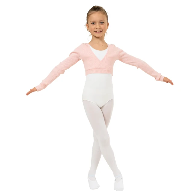 Bloch Fix Wrap Sweater, dekliški baletni ogrevalni top