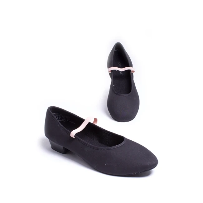 Capezio Academy character 1" peta, platneni karakter čevlji za otroke Capezio Academy character 1" peta, platneni karakter čevlji za otroke