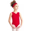 Capezio, dekliško baletno triko na široke naramnice