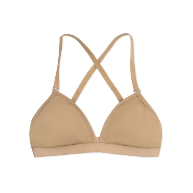 Capezio Deep Neck prozoren hrbtni del, ženski nedrček