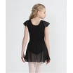 Capezio flutter sleeve dress, dres so sukničko - Črna Capezio flutter sleeve dress, dres so sukničko - Črna