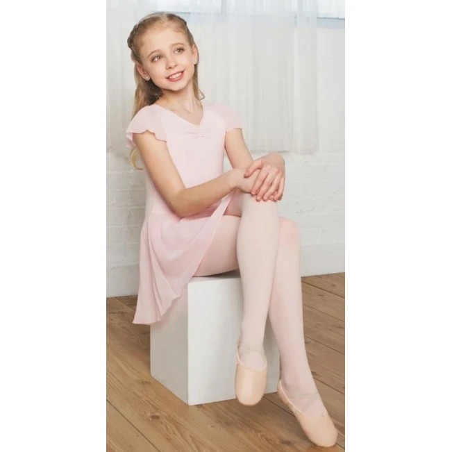 Capezio flutter sleeve dress, obleka s krilom - Rožnata Capezio Capezio flutter sleeve dress, obleka s krilom - Rožnata Capezio