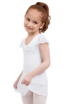 Capezio flutter sleeve dress, obleka s krilcem