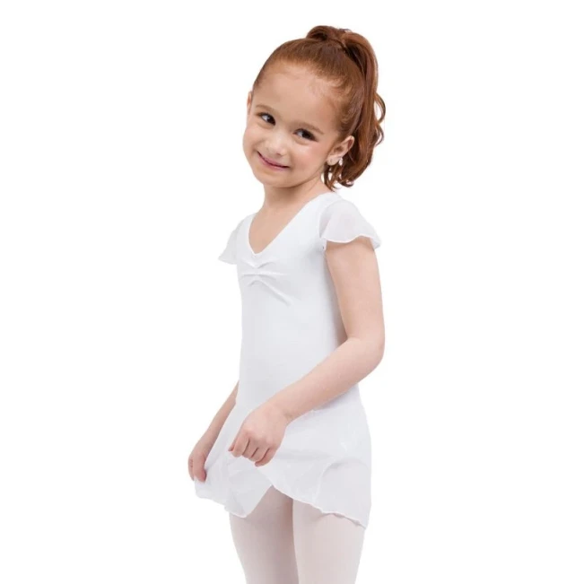 Capezio flutter sleeve dress, obleka s krilcem
