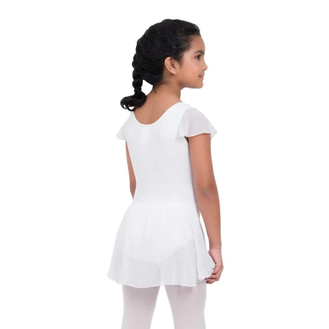 Capezio flutter sleeve dress, obleka s krilcem