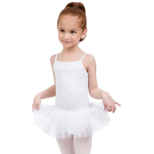 Capezio Ruffle Yoke, otroški dres s tutu krilcem Capezio Ruffle Yoke, otroški dres s tutu krilcem