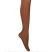 Capezio ultra soft transition tights, konvertibilne pančucháče pre deti - Hnedá java Capezio