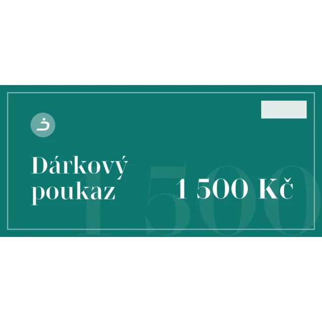 Darilni bon 1500 Kč