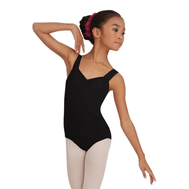 Capezio Wide Strap Leotard, otroški dres s širokimi naramnicami Capezio Wide Strap Leotard, otroški dres s širokimi naramnicami